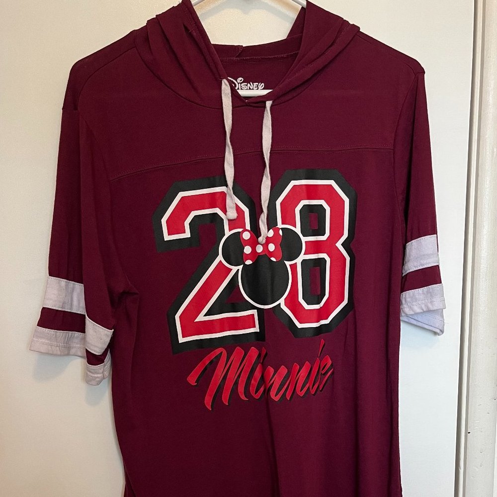Disney Minnie Mouse hooded football shirt
